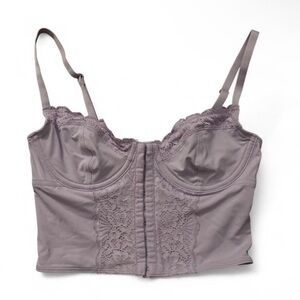 Lace Trim Lavender Bralette